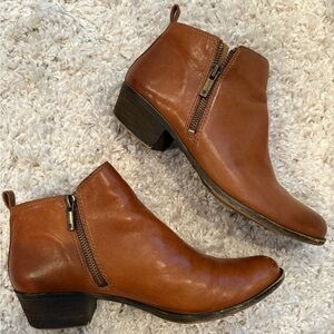 Lucky Brand Brown Ankle Booties